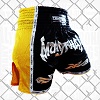 FIGHTERS - Thaibox Shorts / Elite Muay Thai / Schwarz-Gelb / Large