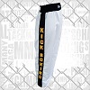 FIGHT-FIT - Kick-Boxing Hosen / Satin / Weiss