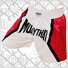 FIGHTERS - Muay Thai Shorts / Weiss-Rot / XXL