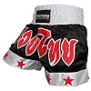 FIGHTERS - Muay Thai Shorts / Schwarz-Weiss