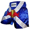 FIGHTERS - Muay Thai Shorts / Bulls / Blau-Weiss