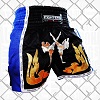 FIGHTERS - Pantalones Muay Thai / Elite Fighters / Negro-Azul
