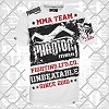 Phantom - MMA T-Shirt / Walkout / Weiss-Schwarz / Medium