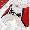 FIGHTERS - Muay Thai Shorts / Weiss-Rot / XL