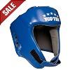 TOP TEN - Kopfschutz Leder / Blau