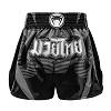 Venum - Muay Thai Shorts / Adrenaline / Schwarz-Silber-Grau