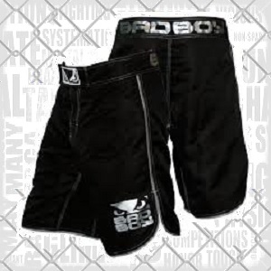 Bad Boy - MMA Shorts / Black-Silver / XL