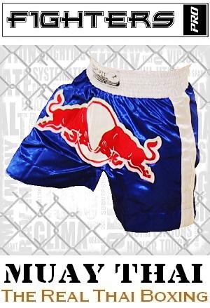 FIGHTERS - Pantalones Muay Thai / Bulls / Azul / Medium