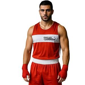 FIGHT-FIT - Boxing Shirt / Rot / Small