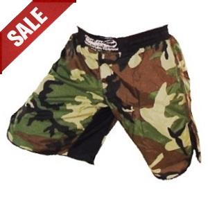 FIGHT-FIT - Pantaloncini da MMA / Warrior / Camuffamento / Large