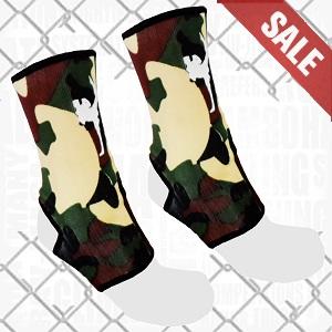 FIGHTERS - Knöchelschoner / Ankle Guard / Camo-Grün / Medium