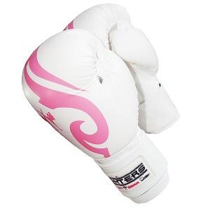 FIGHTERS - Guantoni da Boxe / Lady Style / Bianco-Rosa / 12 oz