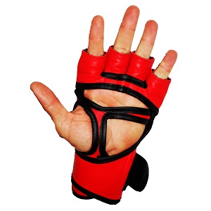 FIGHTERS - Guantes MMA / Elite / Rojo / Large