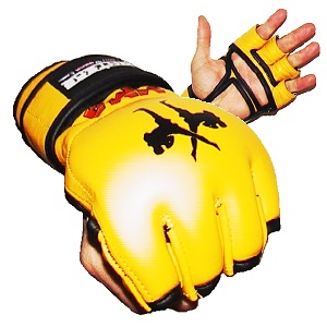 FIGHTERS - Gants MMA / Elite / Jaune / Large