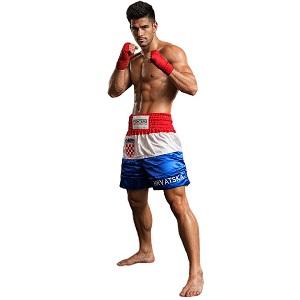 FIGHTERS - Muay Thai Shorts / Kroatien-Hrvatska / Grb / XS