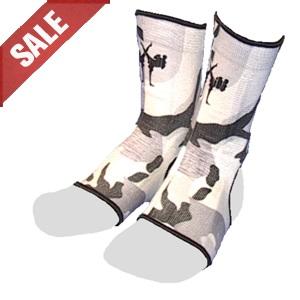 FIGHTERS - Knöchelschoner / Ankle Guard / Camo-Grau / Medium