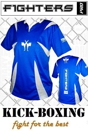 FIGHTERS - Kick-Boxing Shirt / Competition / Blue / XS