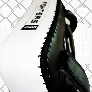 FIGHTERS - Muay Thai Pads / Performance / Black-White / Pairs