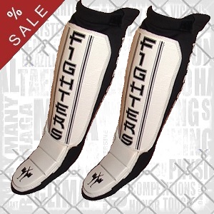 FIGHTERS - Instep & Shin Guard / Neoprene / White / XXS