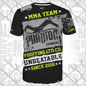 Phantom - MMA T-Shirt / Walkout / Schwarz-Neon / Small