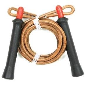 FIGHT-FIT - Skipping rope / Leather / Adjustable