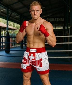 FIGHTERS - Muay Thai Shorts / Schweiz / Large