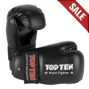 Top Ten - Point Fighting Handschuhe / Schwarz / Large