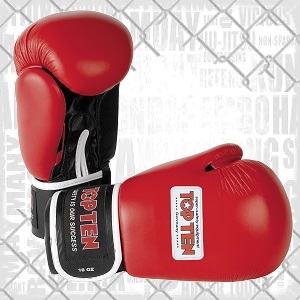 TOP TEN - Boxing Gloves AIBA / Red / 10 oz