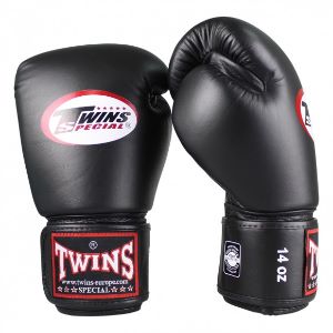 Twins - Boxing Gloves / BG-N / Black / 10 oz