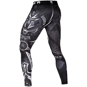 Venum - Pantalons de compression / Gladiator 3.0 / Noir-Blanc / Small