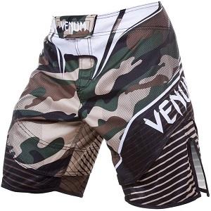 Venum - Fightshorts Pantaloncini da MMA / Camo Hero / Verde-Marrone / Small