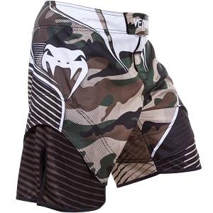 Venum - Fightshorts Pantalones cortos de MMA / Camo Hero / Verde-Marrón / Small