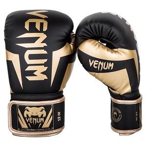 Venum - Guantoni / Elite / Nero-Oro / 10 oz