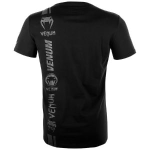 Venum - T-Shirt / Logos / Schwarz-Schwarz / Medium